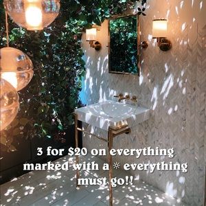 3 FOR $20!! EVERYTHING MARKED WITH ☼